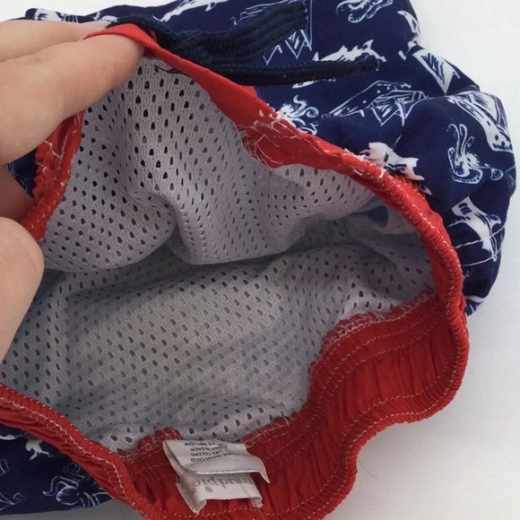 Mudpie Boys Ocean Print Swim Trunks size 24M/2T/3T - Picture 5 of 5